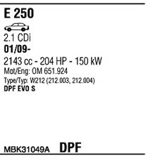FONOS MBK31049A Exhaust System
